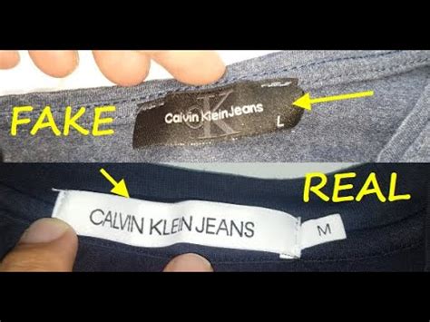 calvin klein fake vs real shirt|Calvin Klein t shirt real.